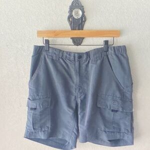 Men's Gray Cargo Shorts
